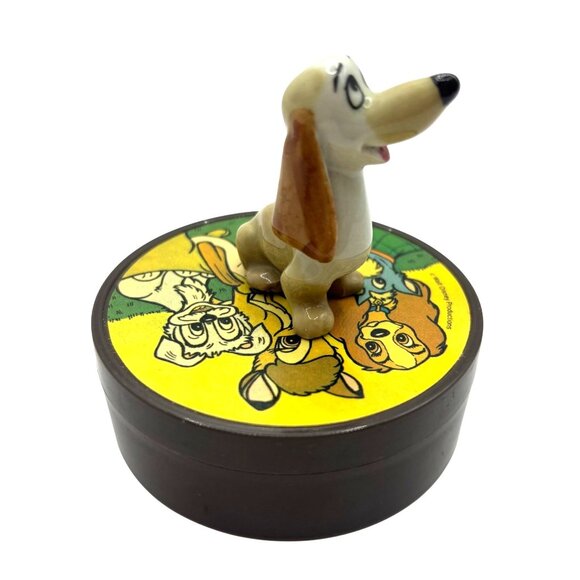 VTG WADE England Hatbox Series DACHSIE #4 from Disney's Lady and the Tramp Box - Picture 5 of 8